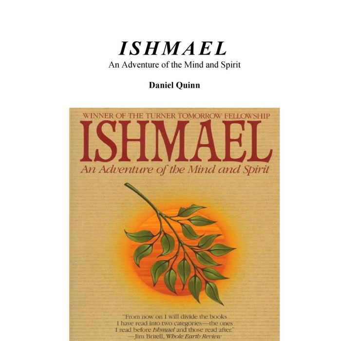 Ishmael by daniel quinn chapter summaries