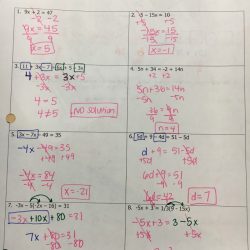 Unit equations and inequalities homework 1