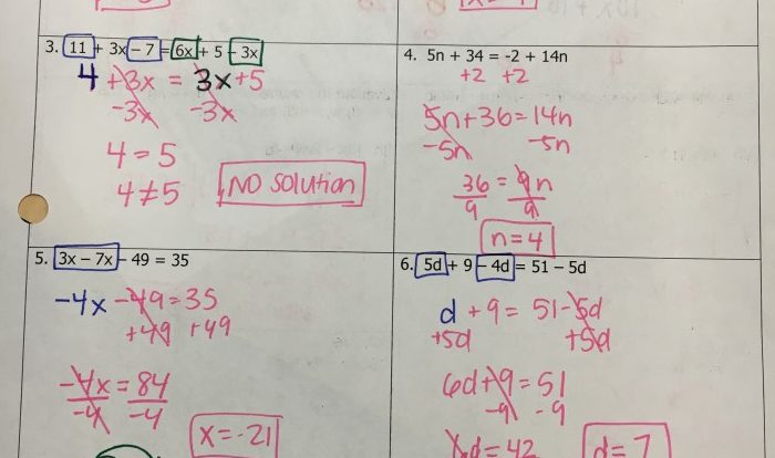 Unit equations and inequalities homework 1