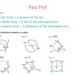 Secants tangents and angles assignment