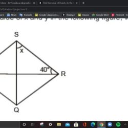 If pqrs is a rhombus which statements must be true